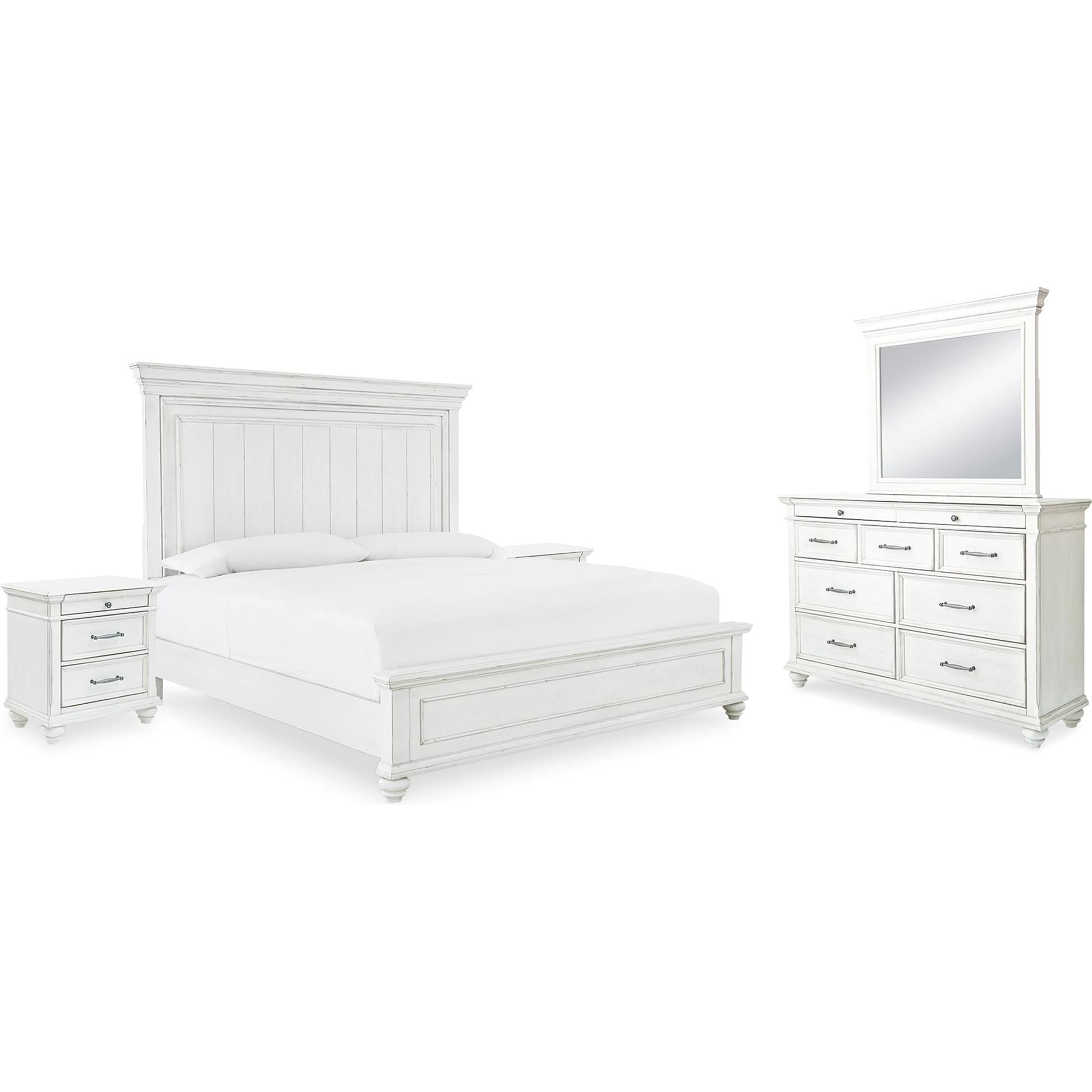 Benchcraft Kanwyn B777B28 7 pc Queen Panel Bedroom Set - American Furniture of Slidell