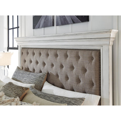 Benchcraft Kanwyn California King Upholstered Panel Bed with Storage B777 - 158/B777 - 56S/B777 - 94 - American Furniture of Slidell