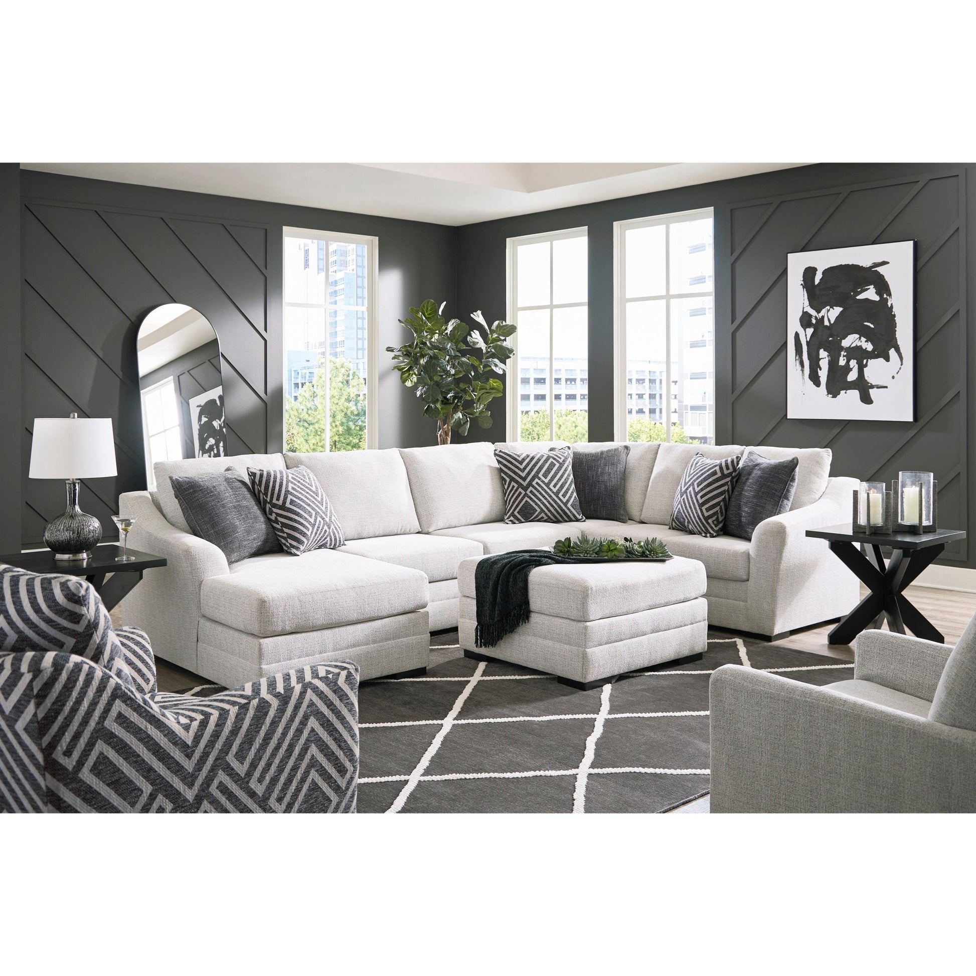 Benchcraft Koralynn 54102S1 3 pc Sectional with Chaise - American Furniture of Slidell