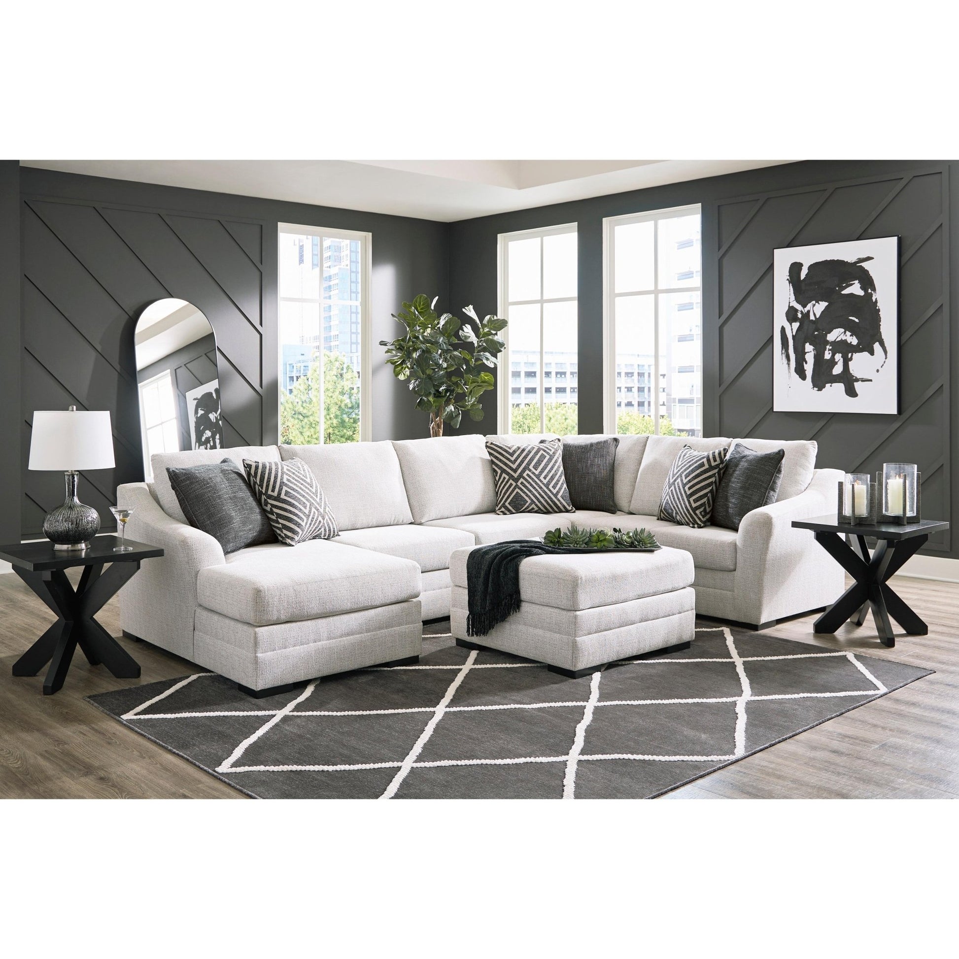 Benchcraft Koralynn 54102S1 3 pc Sectional with Chaise - American Furniture of Slidell
