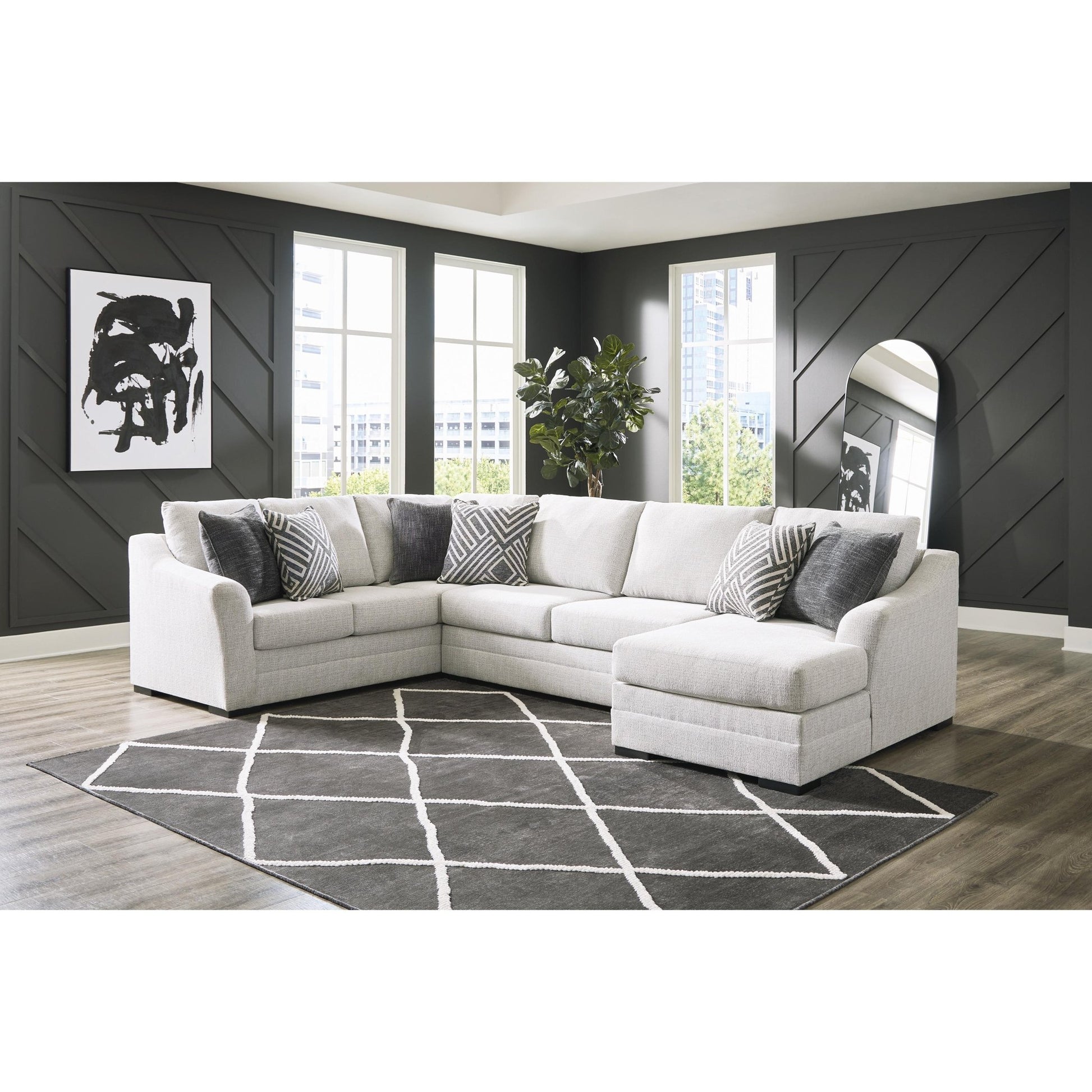 Benchcraft Koralynn 54102S2 3 pc Sectional with Chaise - American Furniture of Slidell