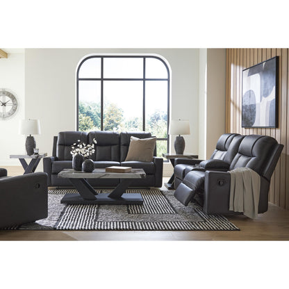 Benchcraft Mackmenville Leather Look Recliner with Wall Recline 7471329 - American Furniture of Slidell