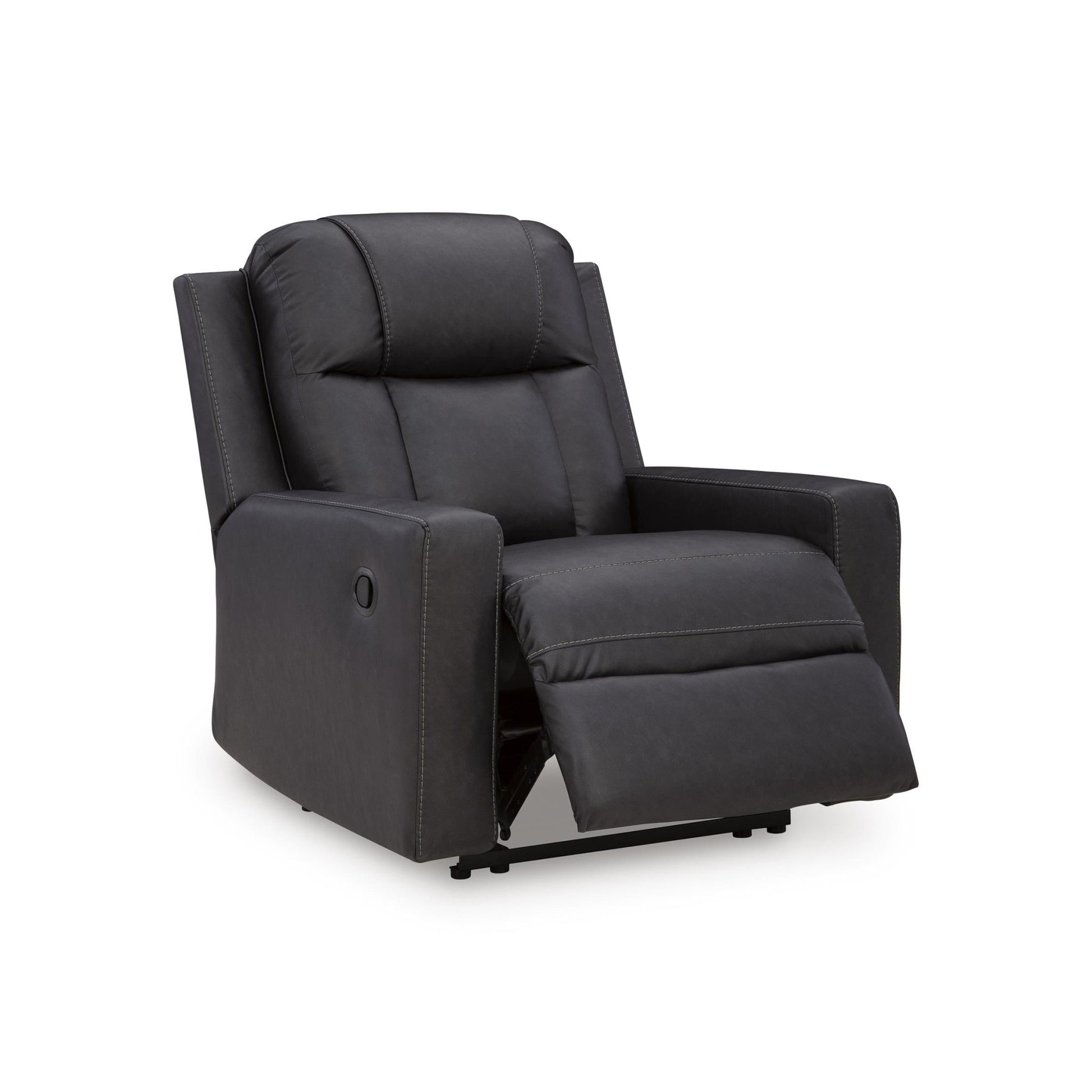 Benchcraft Mackmenville Leather Look Recliner with Wall Recline 7471329 - American Furniture of Slidell