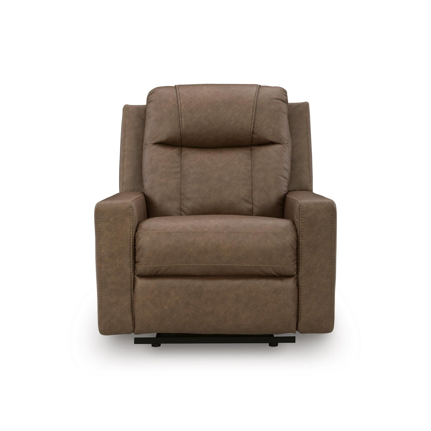 Benchcraft Mackmenville Leather Look Recliner with Wall Recline 7471429 - American Furniture of Slidell