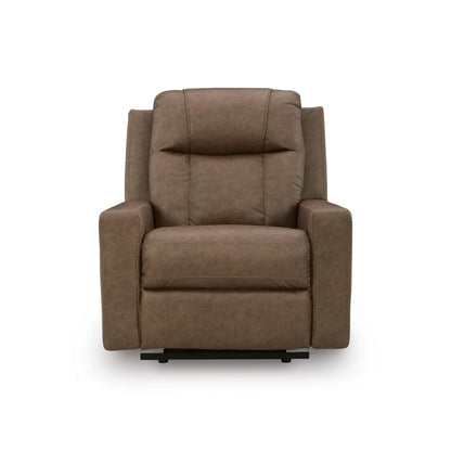 Benchcraft Mackmenville Leather Look Recliner with Wall Recline 7471429 - American Furniture of Slidell