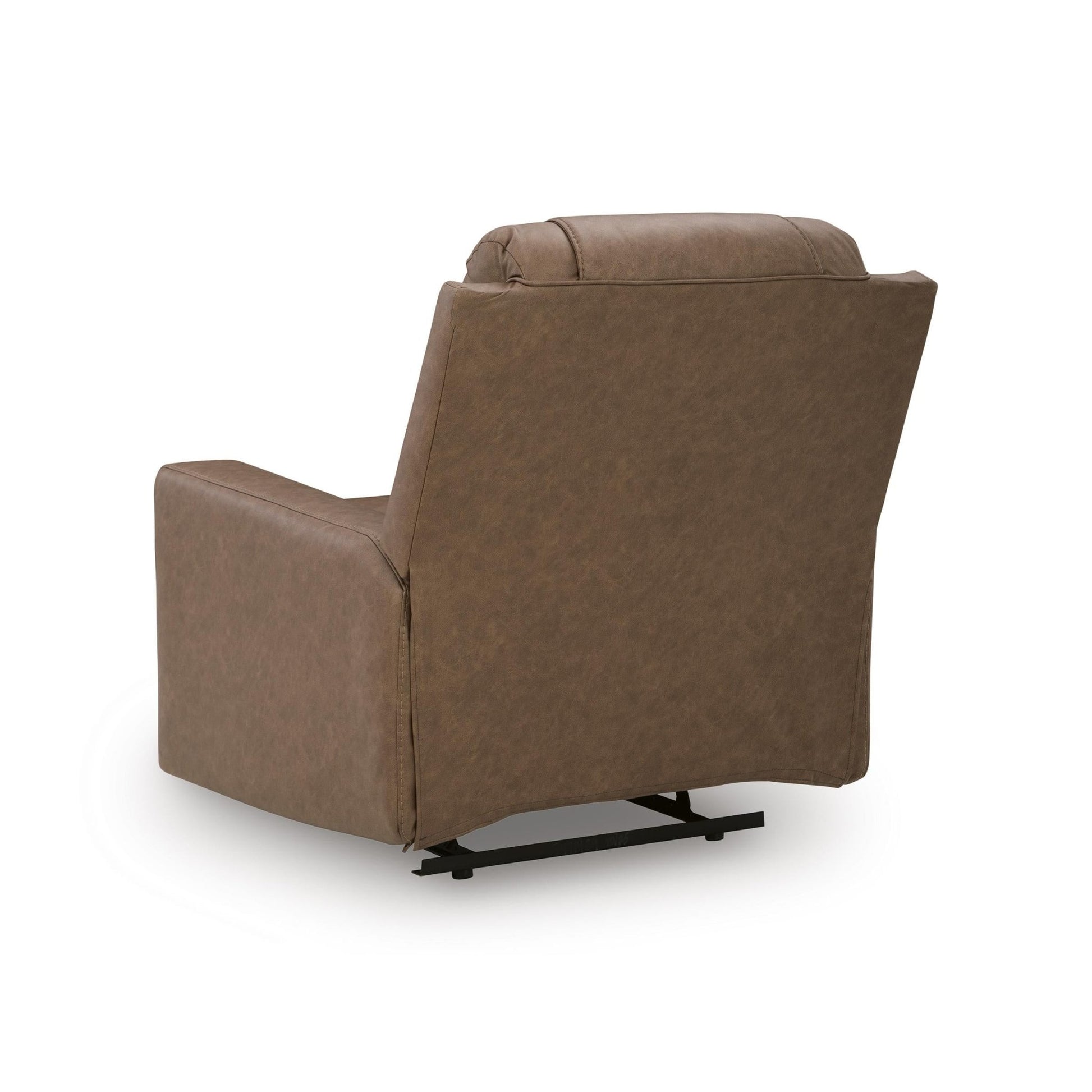 Benchcraft Mackmenville Leather Look Recliner with Wall Recline 7471429 - American Furniture of Slidell