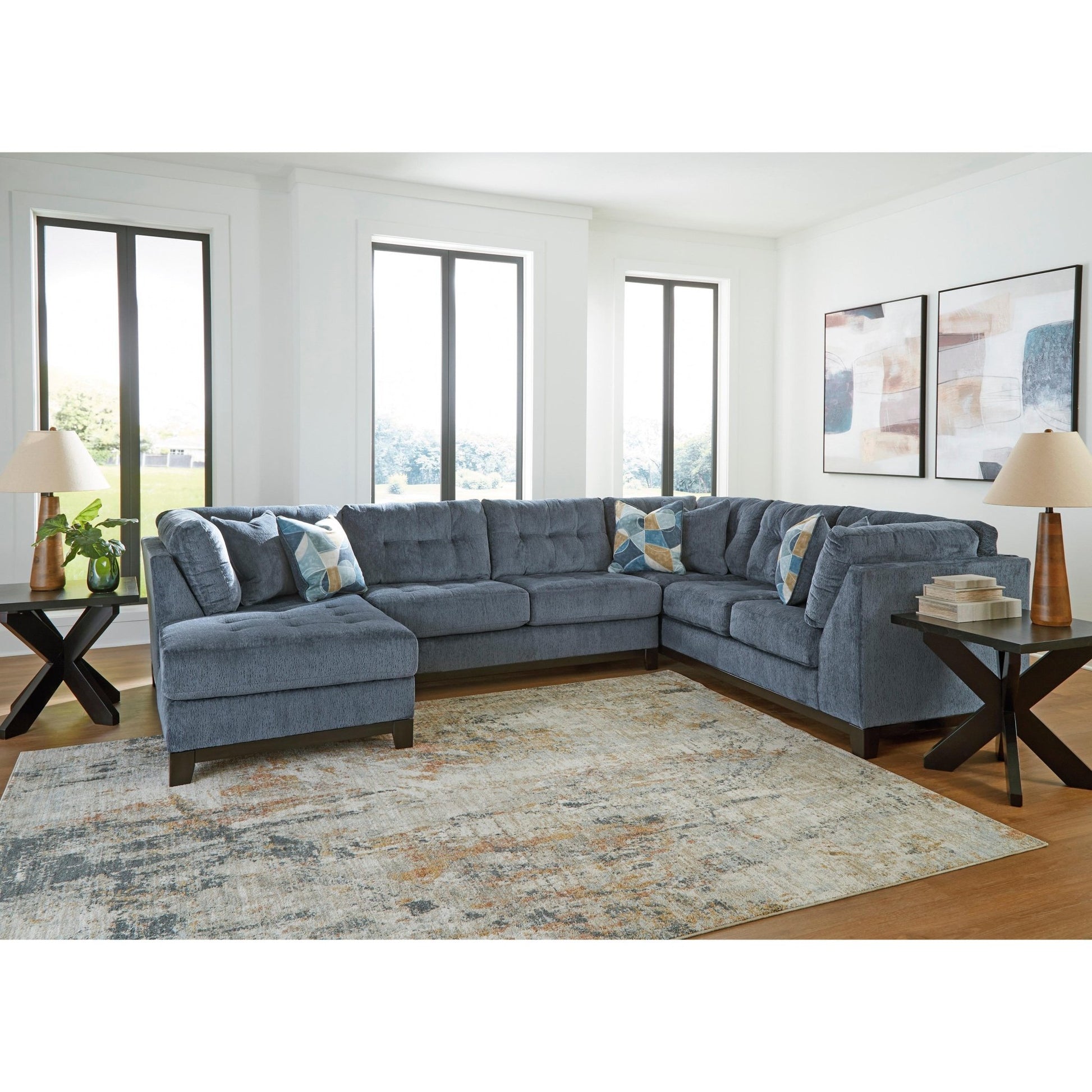 Benchcraft Maxon Place 33003S1 3 pc Sectional with Chaise - American Furniture of Slidell