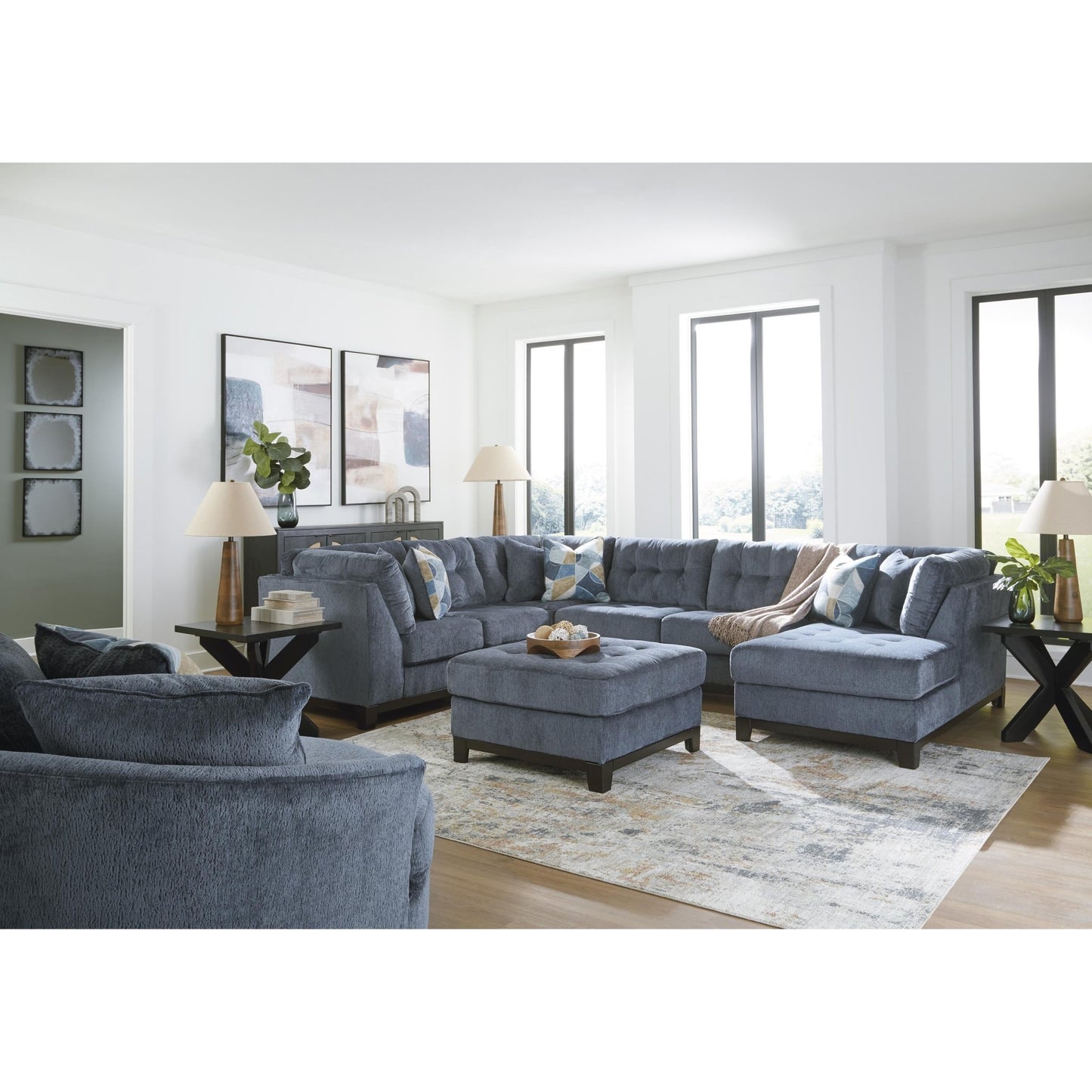 Benchcraft Maxon Place 33003S2 3 pc Sectional with Chaise - American Furniture of Slidell