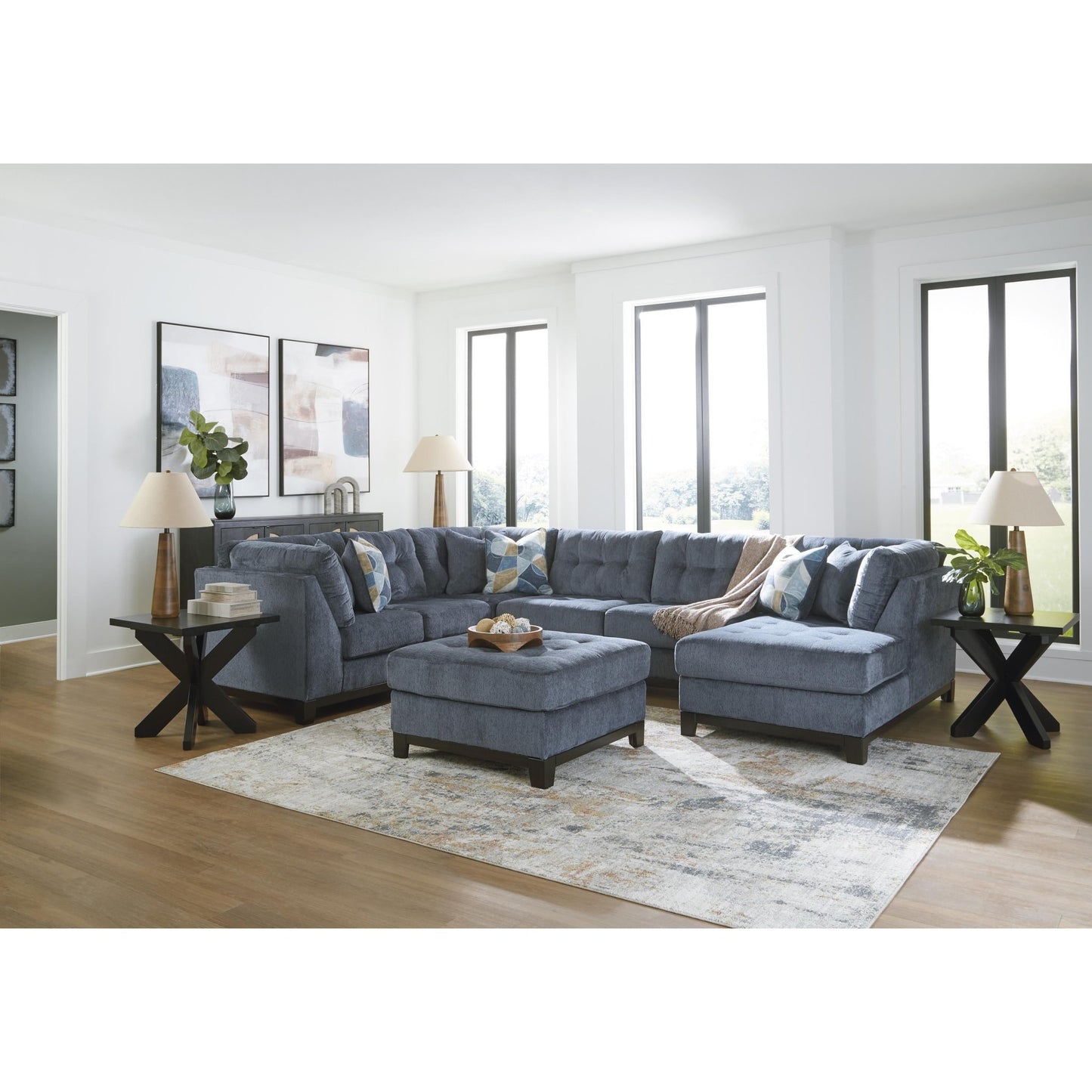 Benchcraft Maxon Place 33003S2 3 pc Sectional with Chaise - American Furniture of Slidell