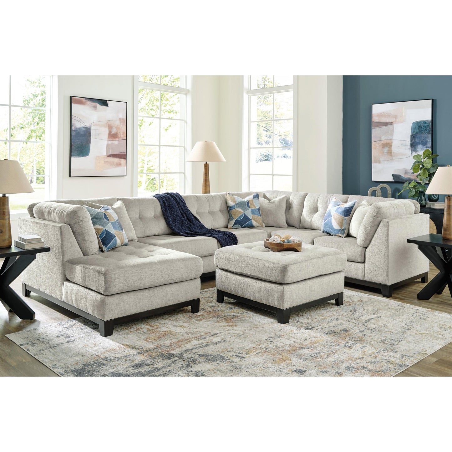 Benchcraft Maxon Place 33004S1 3 pc Sectional with Chaise - American Furniture of Slidell