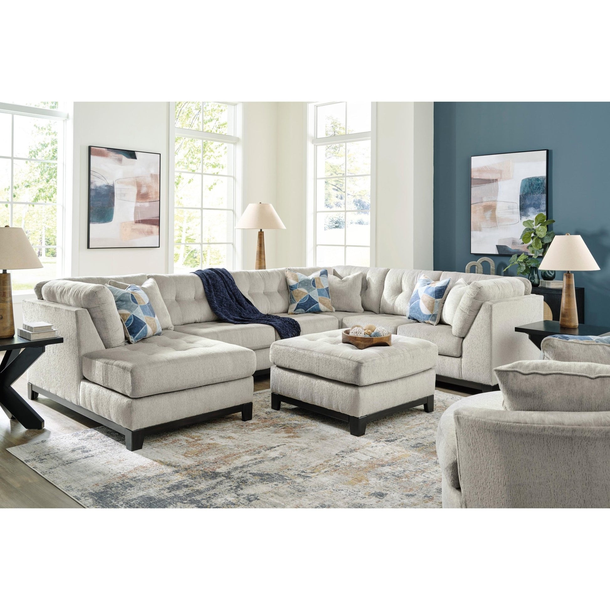 Benchcraft Maxon Place 33004S1 3 pc Sectional with Chaise - American Furniture of Slidell
