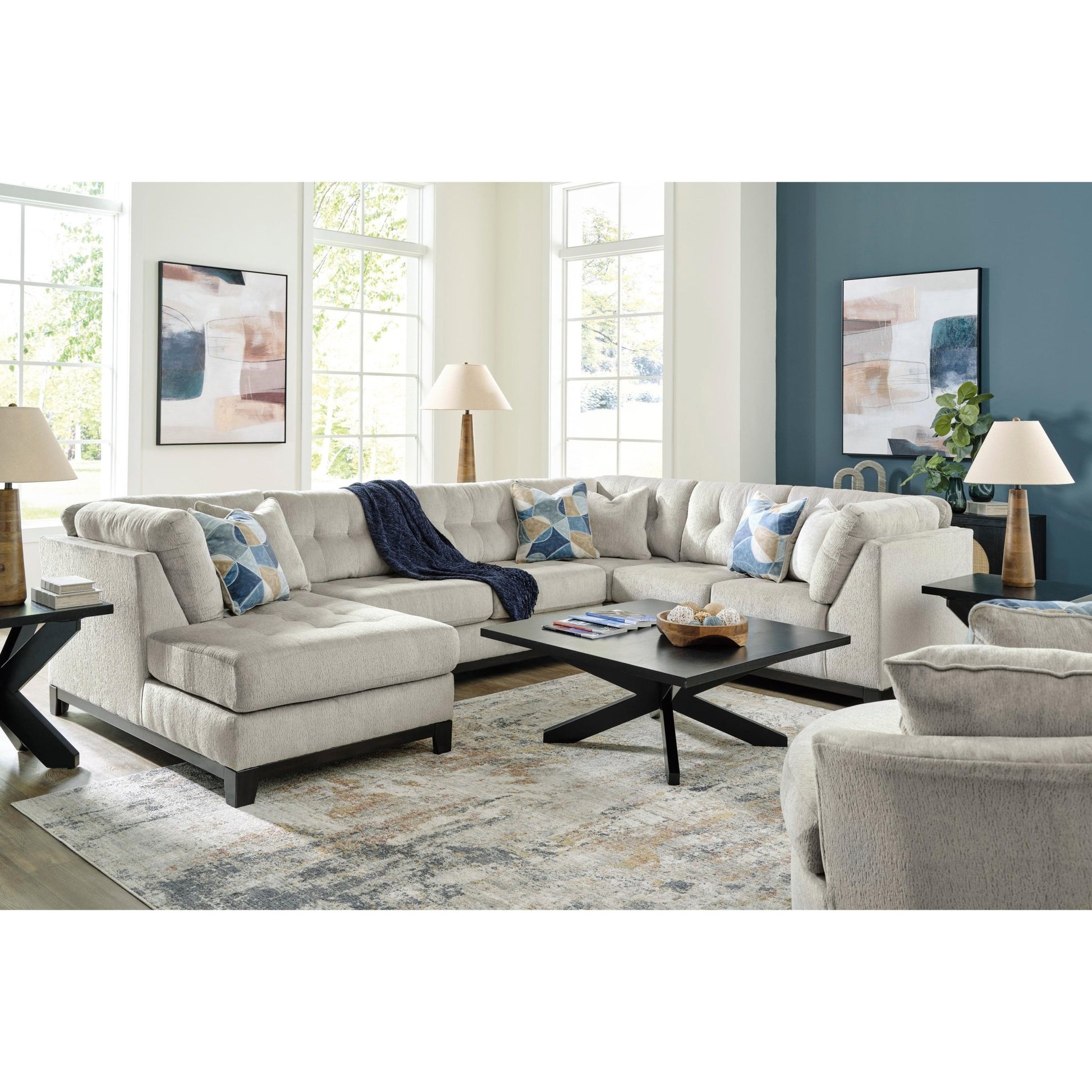 Benchcraft Maxon Place 33004S1 3 pc Sectional with Chaise - American Furniture of Slidell