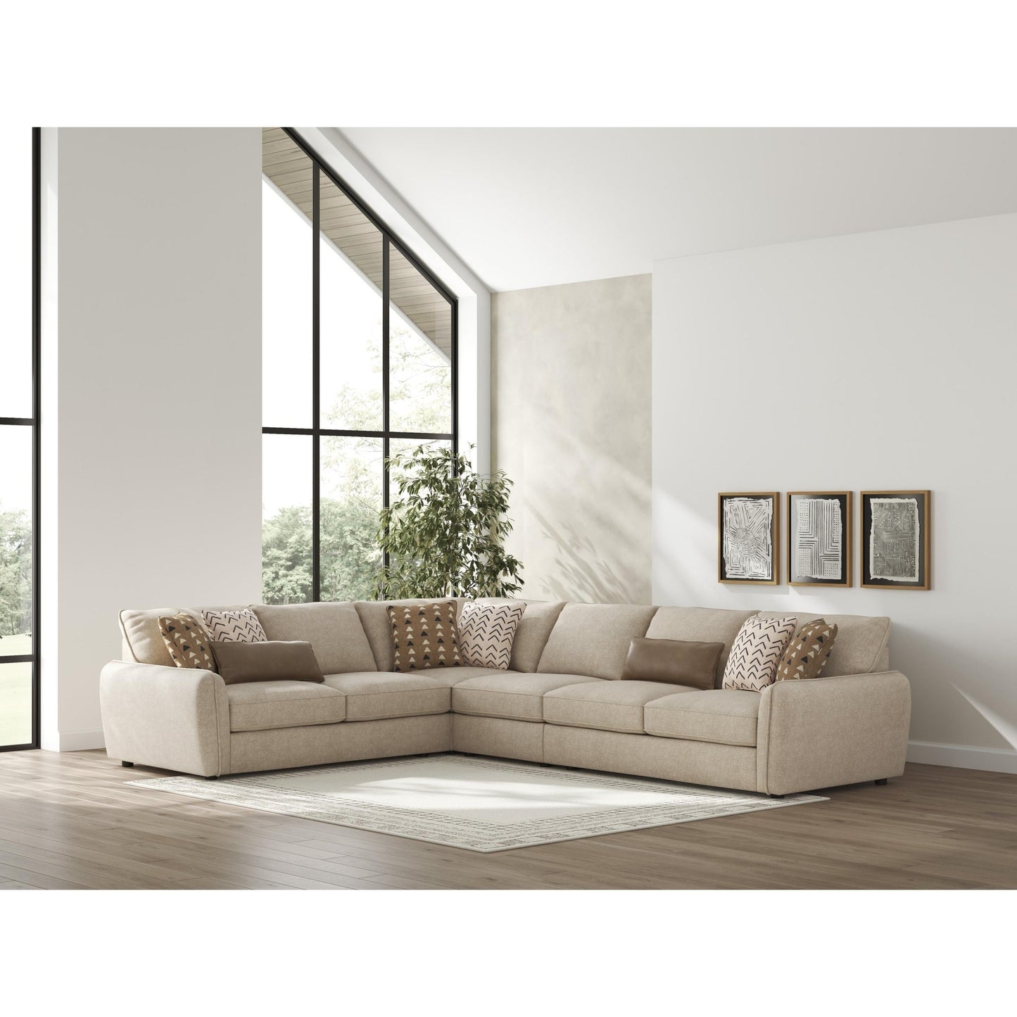 Benchcraft Seyler 61405S2 4 pc Sectional - American Furniture of Slidell