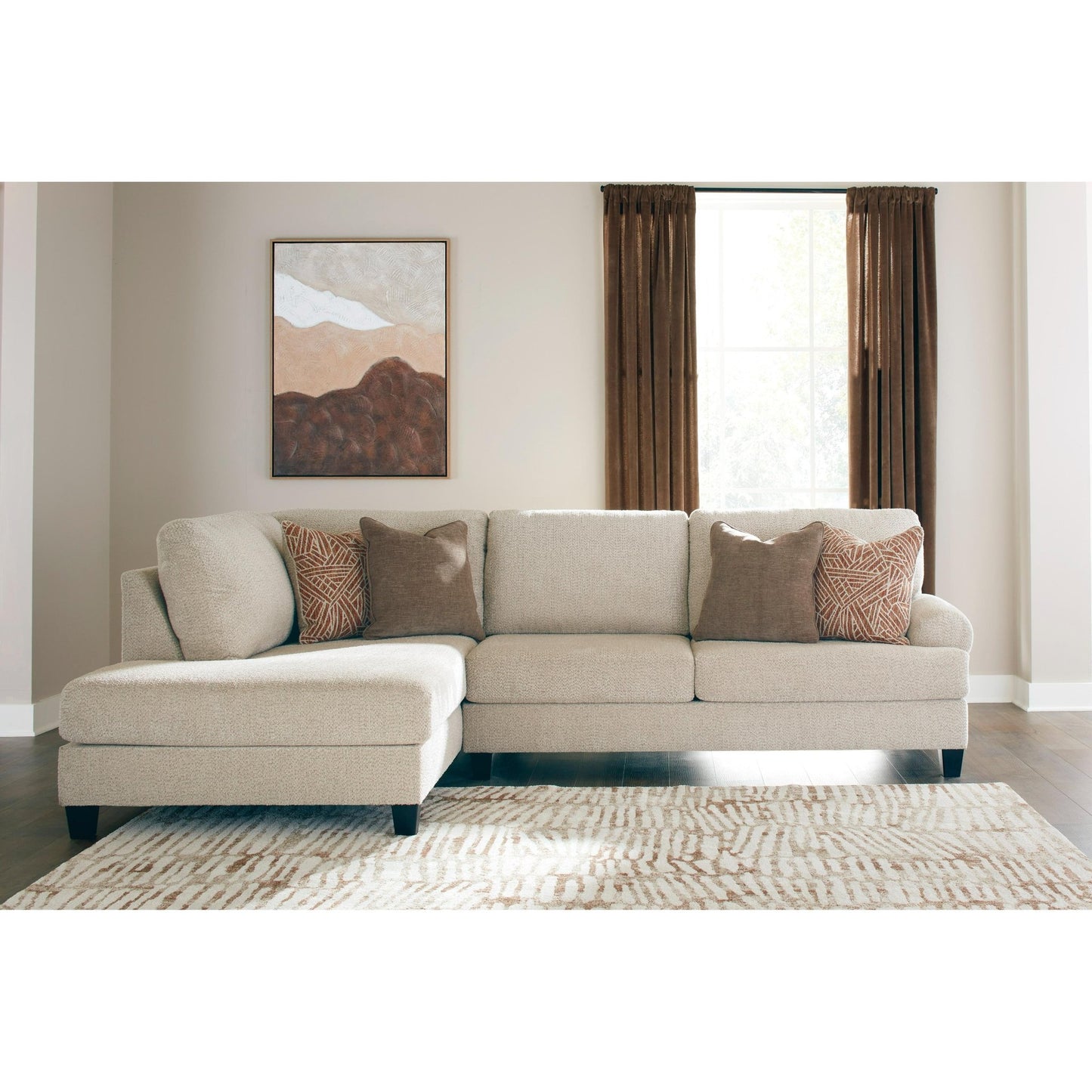 Benchcraft Steelwater Retreat Fabric 2 pc Sectional 6670416/6670467 - American Furniture of Slidell