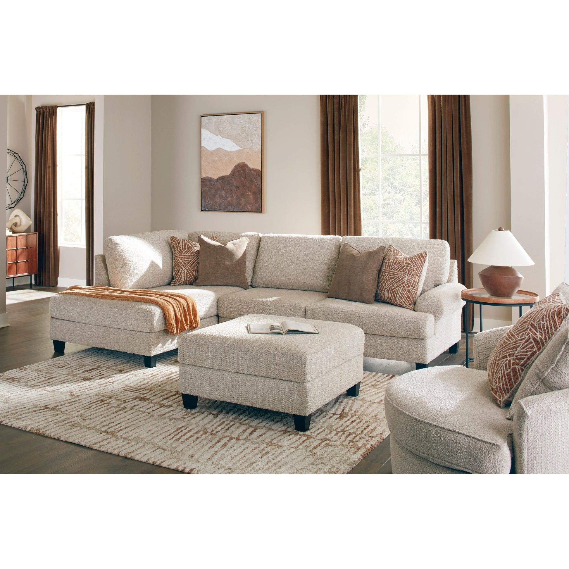 Benchcraft Steelwater Retreat Fabric 2 pc Sectional 6670416/6670467 - American Furniture of Slidell