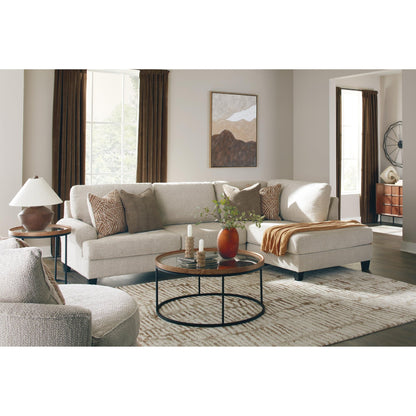 Benchcraft Steelwater Retreat Fabric 2 pc Sectional 6670466/6670417 - American Furniture of Slidell