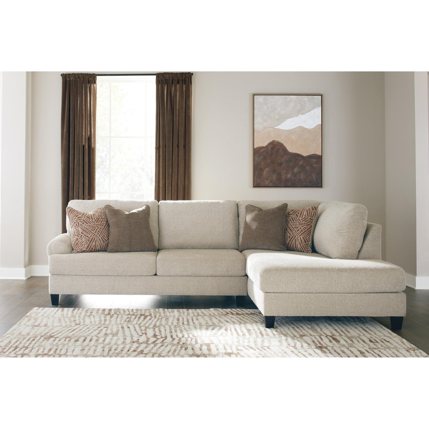 Benchcraft Steelwater Retreat Fabric 2 pc Sectional 6670466/6670417 - American Furniture of Slidell
