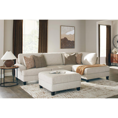 Benchcraft Steelwater Retreat Fabric Ottoman 6670408 - American Furniture of Slidell