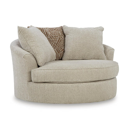 Benchcraft Steelwater Retreat Swivel Fabric Accent Chair 6670421 - American Furniture of Slidell