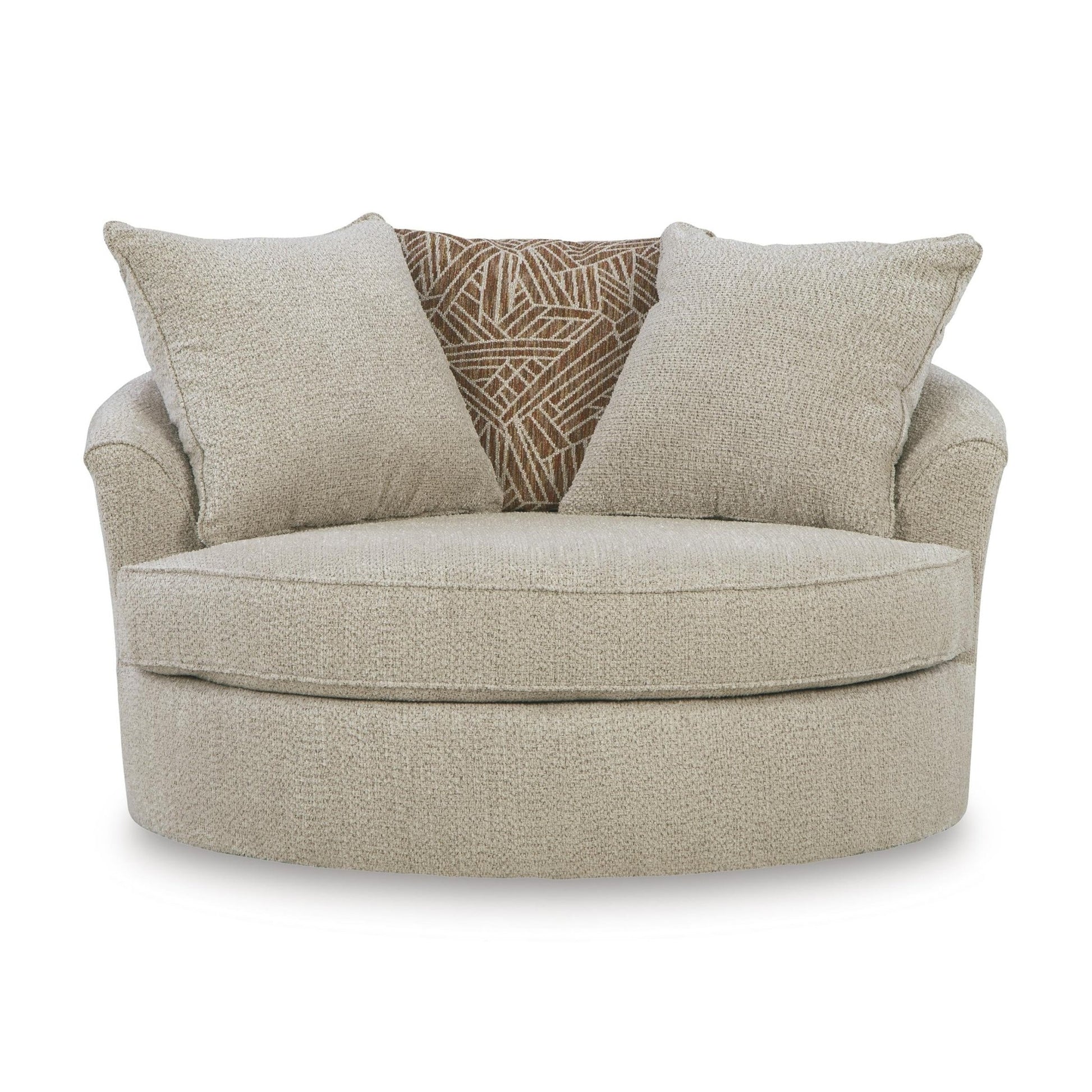 Benchcraft Steelwater Retreat Swivel Fabric Accent Chair 6670421 - American Furniture of Slidell