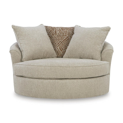 Benchcraft Steelwater Retreat Swivel Fabric Accent Chair 6670421 - American Furniture of Slidell