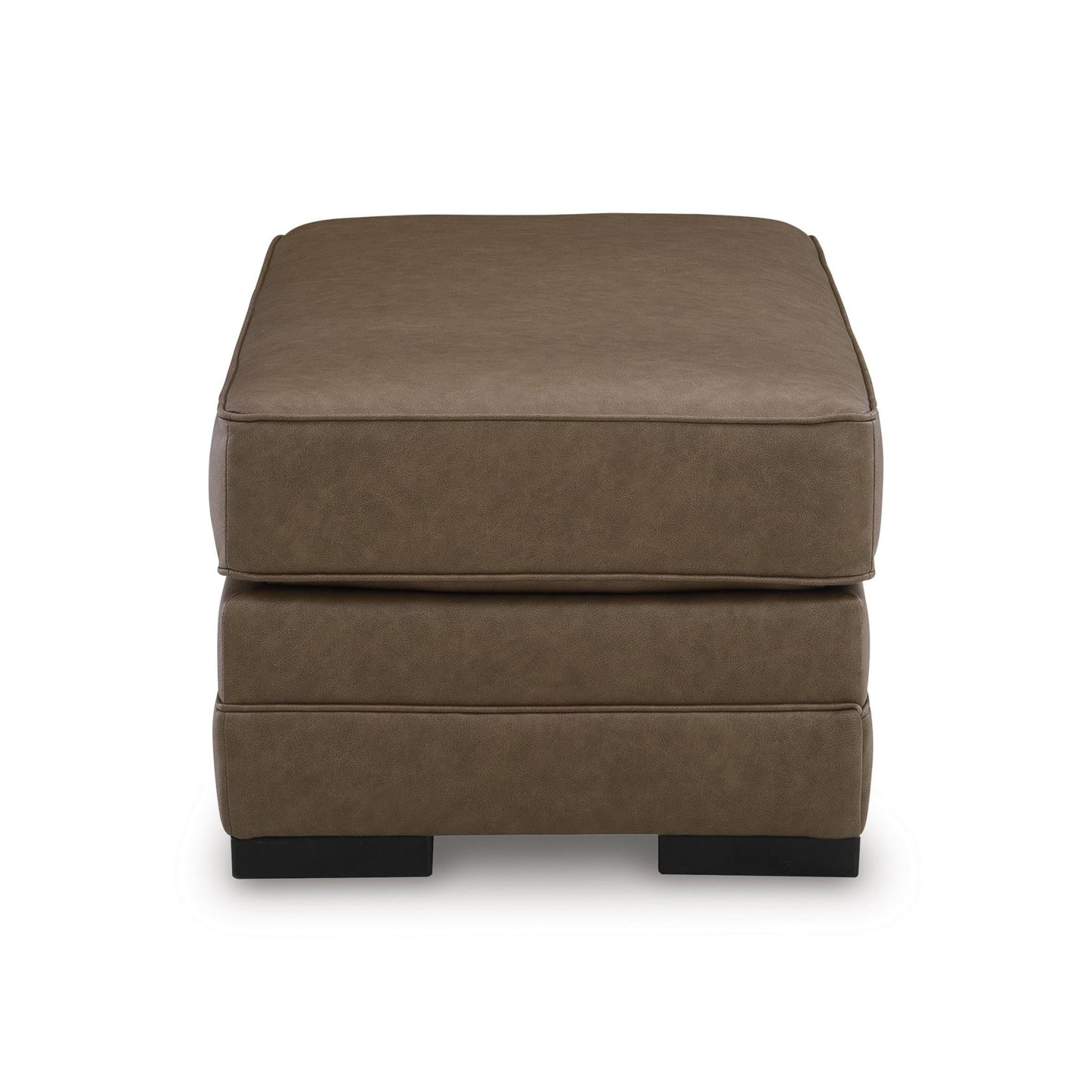 Benchcraft VillaCourt Leather Look Ottoman 7490914 - American Furniture of Slidell