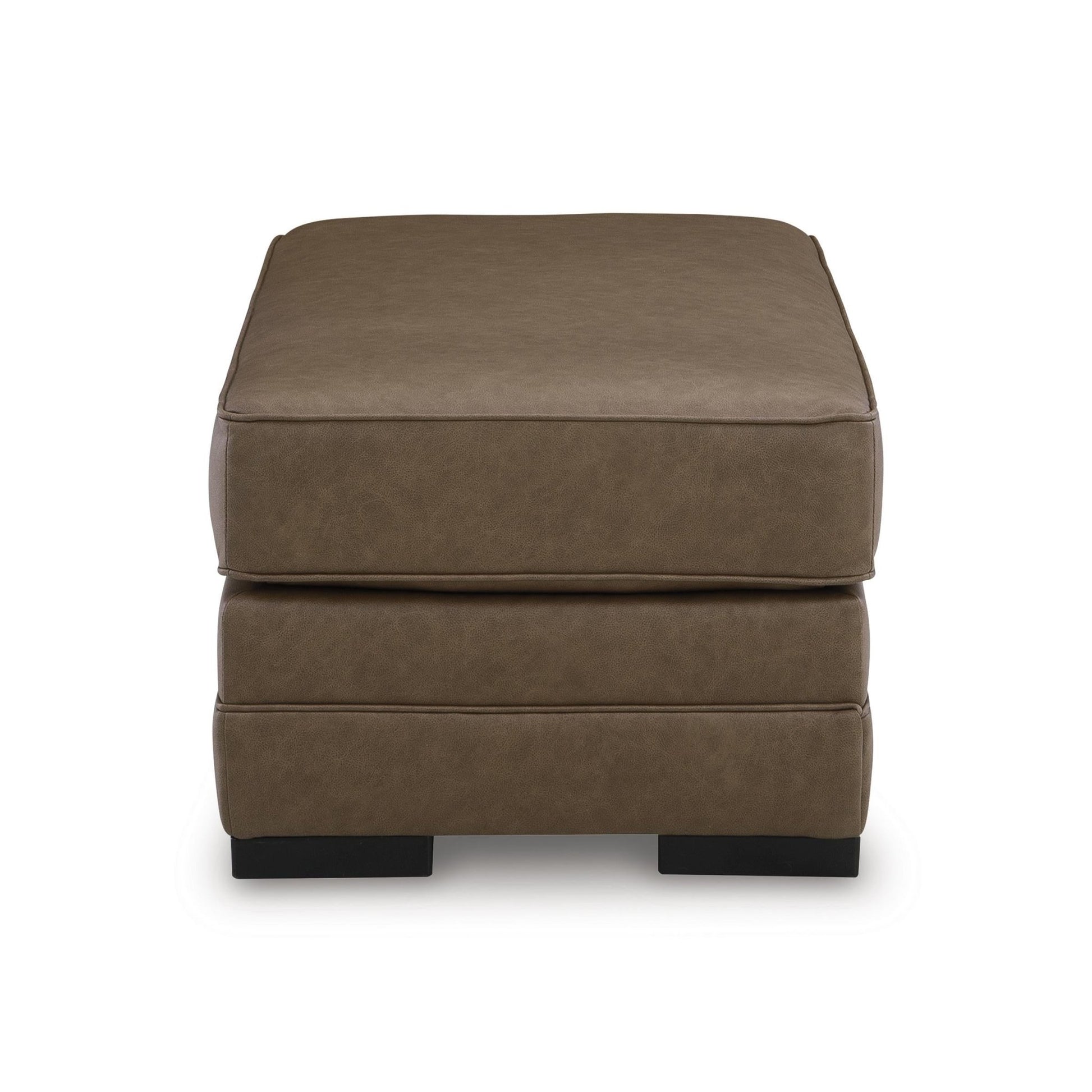 Benchcraft VillaCourt Leather Look Ottoman 7490914 - American Furniture of Slidell