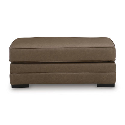 Benchcraft VillaCourt Leather Look Ottoman 7490914 - American Furniture of Slidell