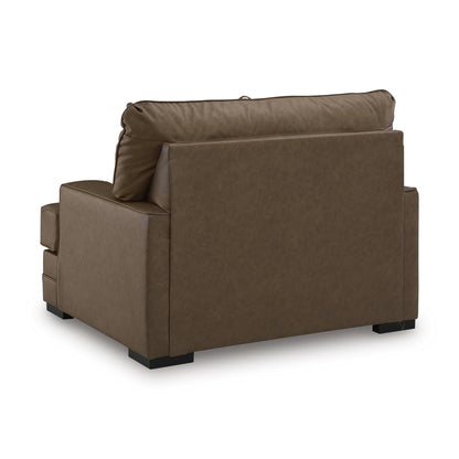 Benchcraft VillaCourt Stationary Leather Look Chair 7490923 - American Furniture of Slidell