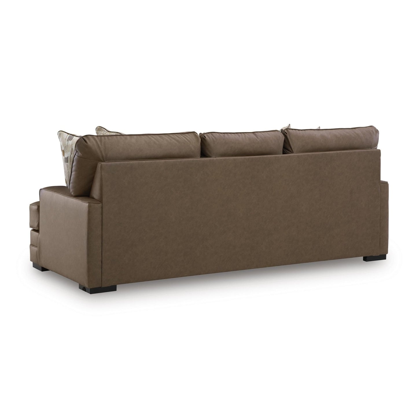 Benchcraft VillaCourt Stationary Leather Look Sofa 7490938 - American Furniture of Slidell