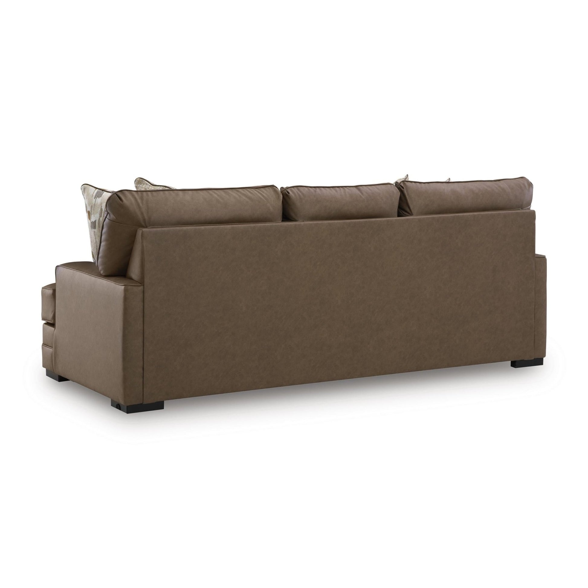 Benchcraft VillaCourt Stationary Leather Look Sofa 7490938 - American Furniture of Slidell