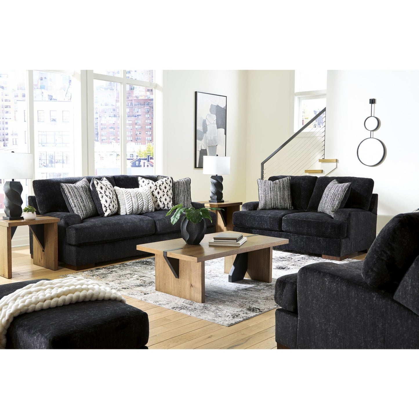 Benchcraft Whitmore Manor Fabric Ottoman 8040414 - American Furniture of Slidell
