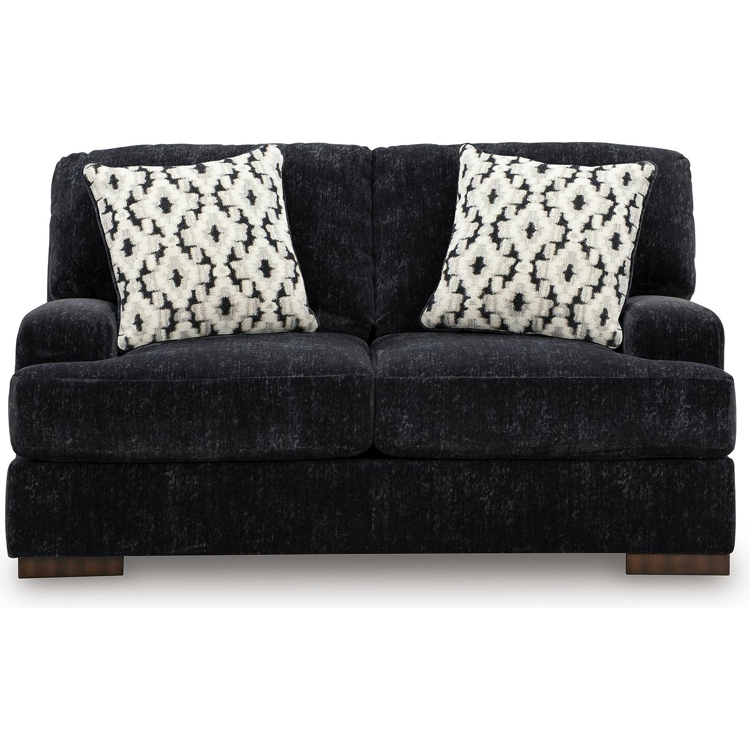 Benchcraft Whitmore Manor Stationary Fabric Loveseat 8040435 - American Furniture of Slidell