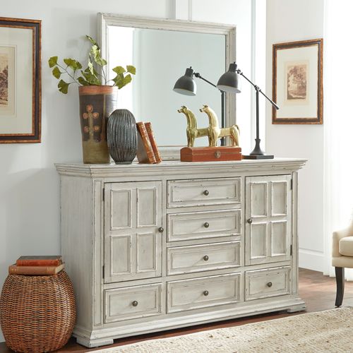 Big Valley Dresser White - American Furniture of Slidell