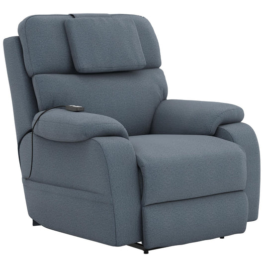 Catnapper Dreamtime 642567 Power Headrest Power Lay Flat Recliner with CR3 Heat/Massage/Zero Gravity - Haze - American Furniture of Slidell