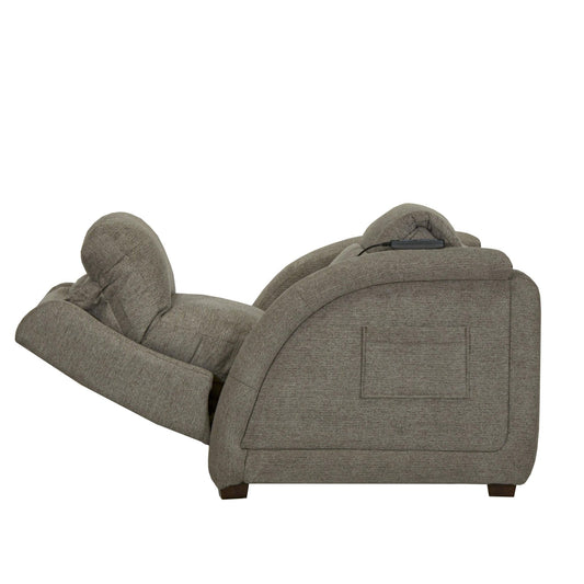 Catnapper Nirvana 7645377 Power Headrest Power Lay Flat Recliner with Lumbar/Dual Motor/Zero Gravity - Java - American Furniture of Slidell