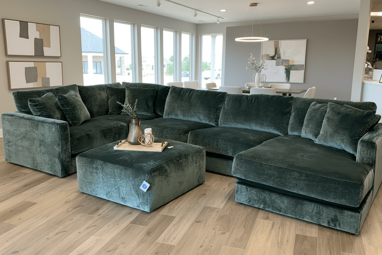 Catnapper - Remington 5 piece Sectional in Pine (2245 31/36/76/31/59) - American Furniture of Slidell