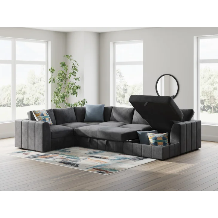 Armfield	Graphite 4 Piece Sleeper Sectional PC68406