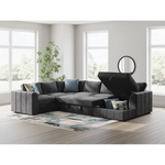 Armfield	Graphite 4 Piece Sleeper Sectional PC68406