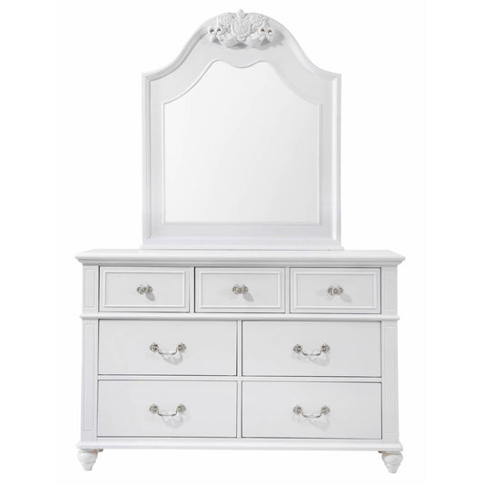 Elements International Alana AN700DRMR Dresser & Mirror Set - American Furniture of Slidell