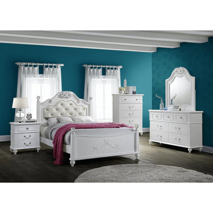 Elements International Alana AN700DRMR Dresser & Mirror Set - American Furniture of Slidell