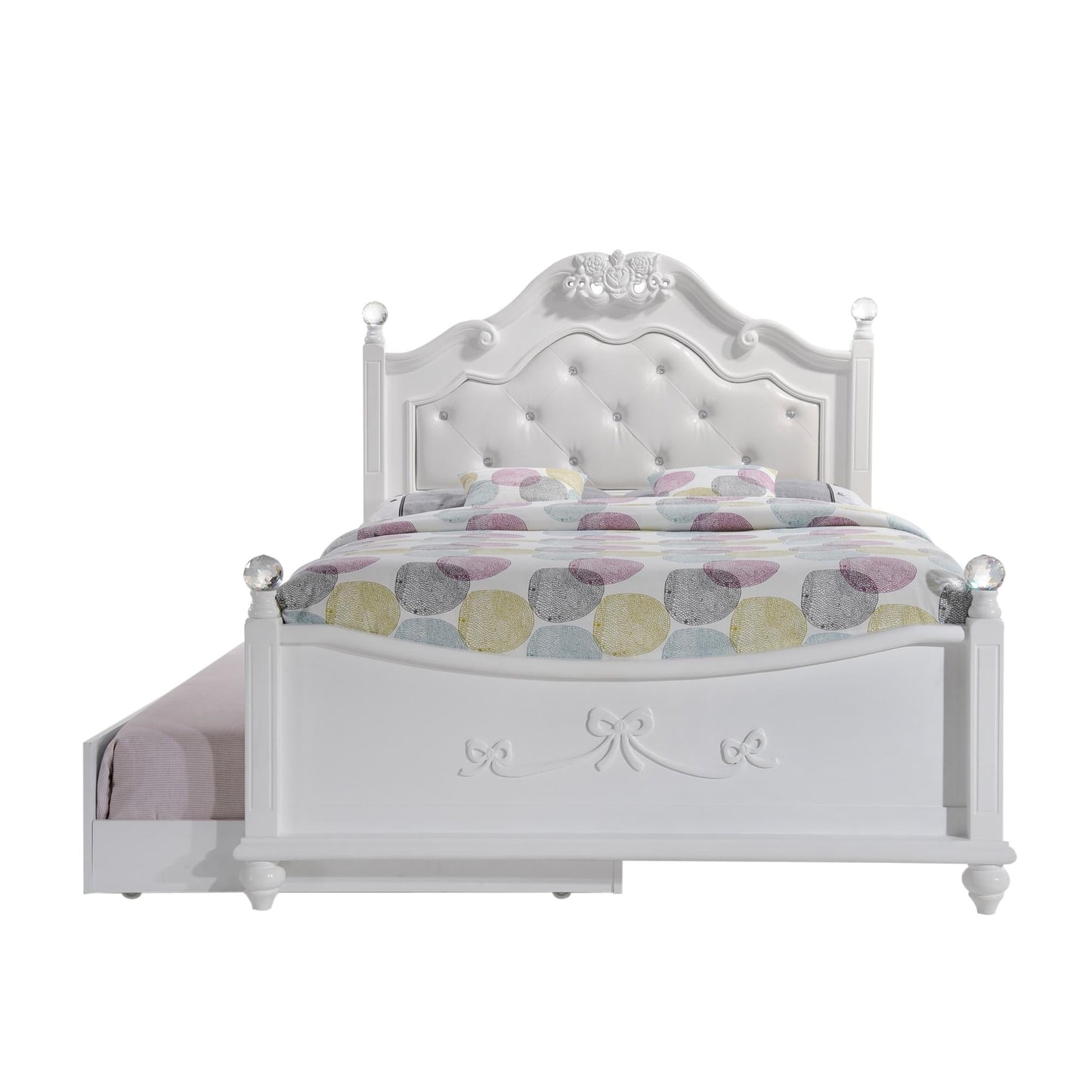 Elements International Alana AN700FTB Full Platform Bed - American Furniture of Slidell