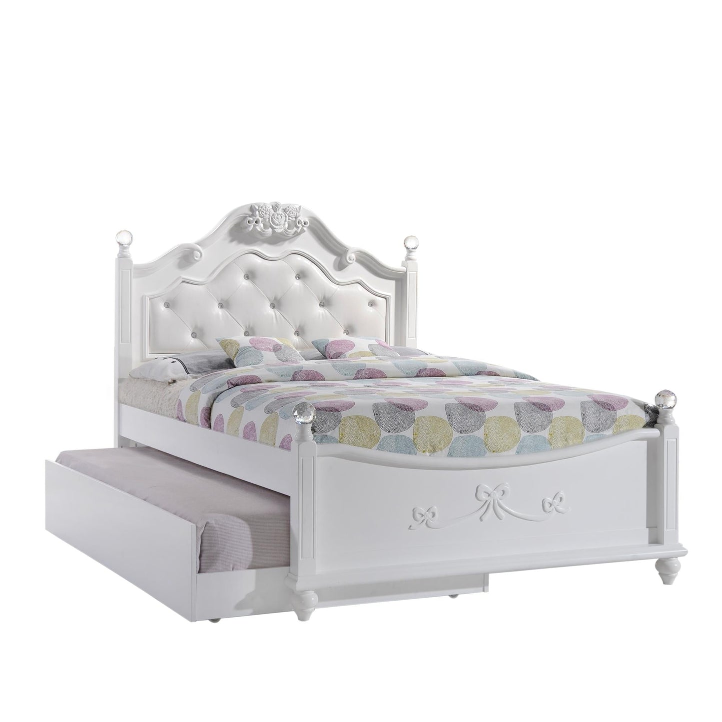 Elements International Alana AN700FTB Full Platform Bed - American Furniture of Slidell