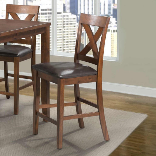 Elements International Alex Counter Height Stool DAX100CSC - American Furniture of Slidell