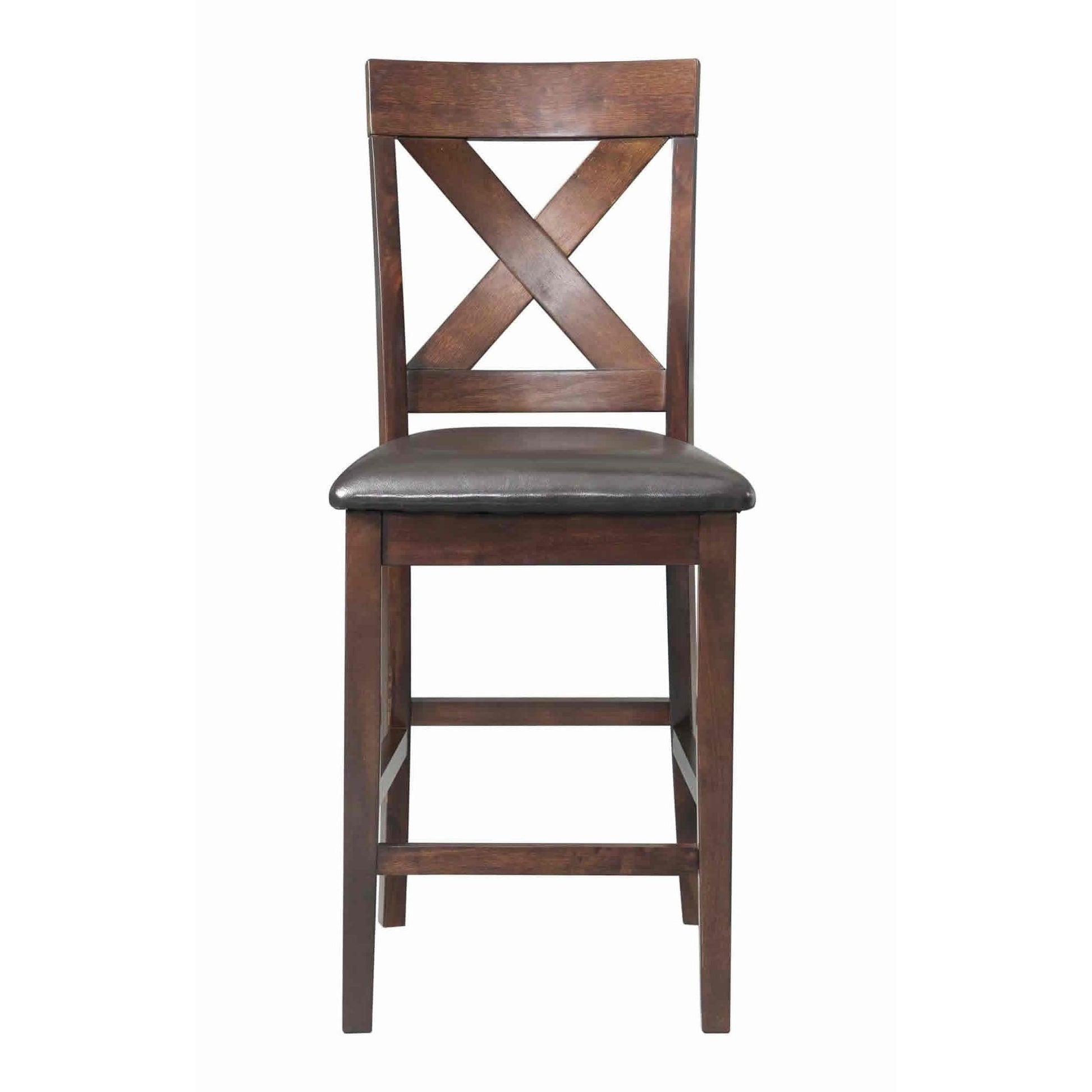 Elements International Alex DAX1007CS 7 pc Counter Height Dining Set - American Furniture of Slidell