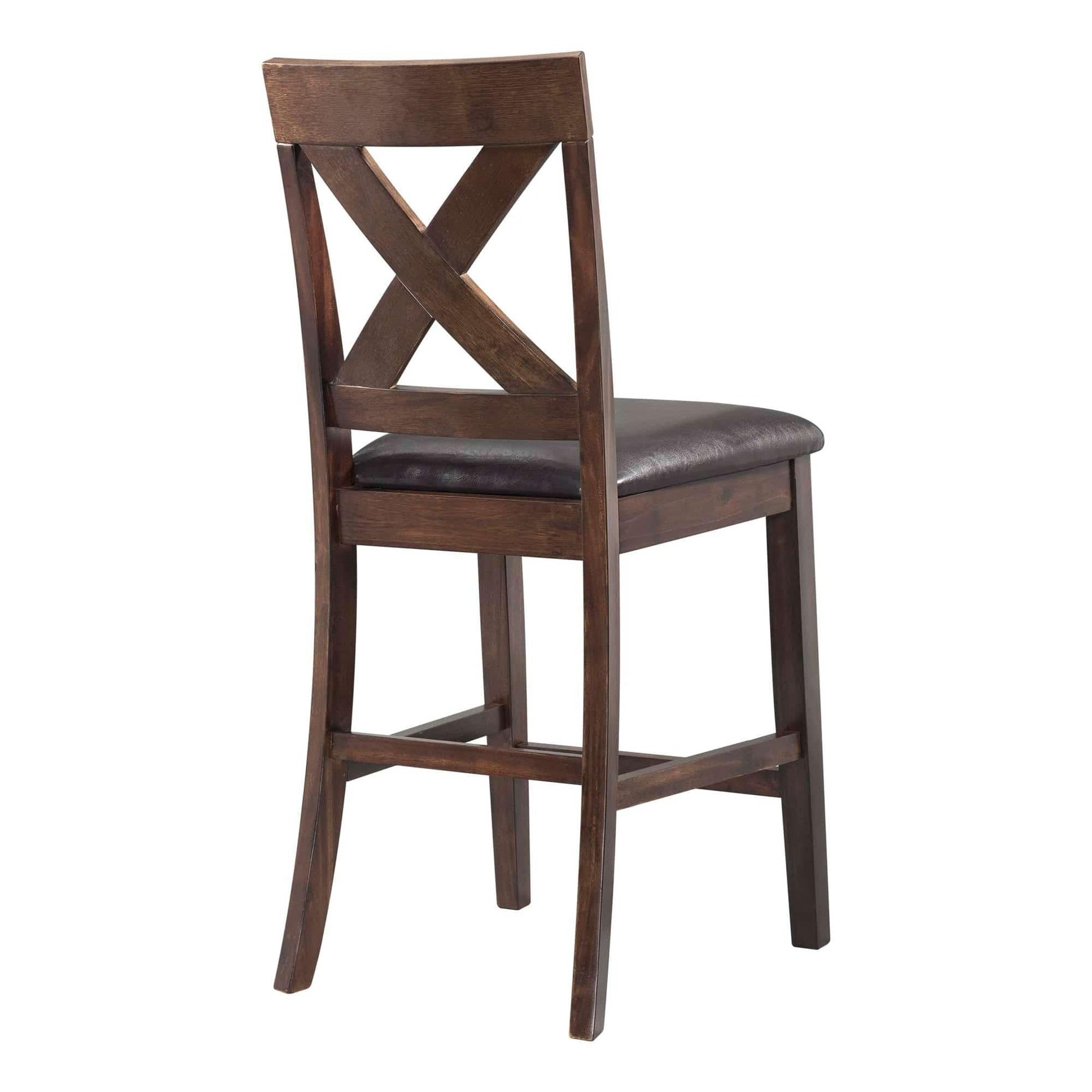 Elements International Alex DAX1007CS 7 pc Counter Height Dining Set - American Furniture of Slidell