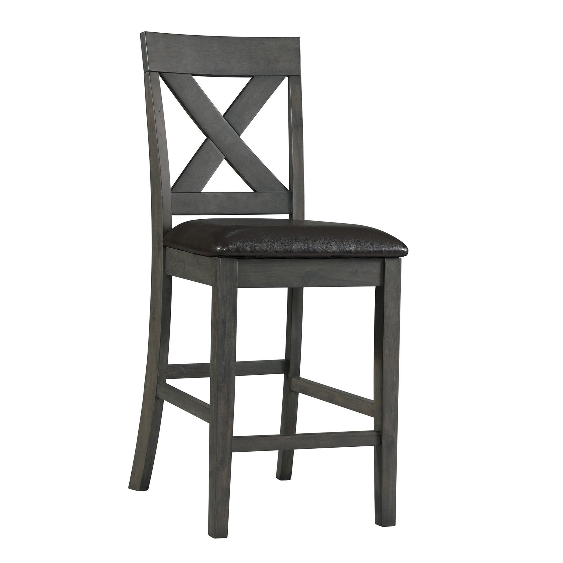 Elements International Alex DAX4007CS 7 pc Counter Height Dining Set - American Furniture of Slidell