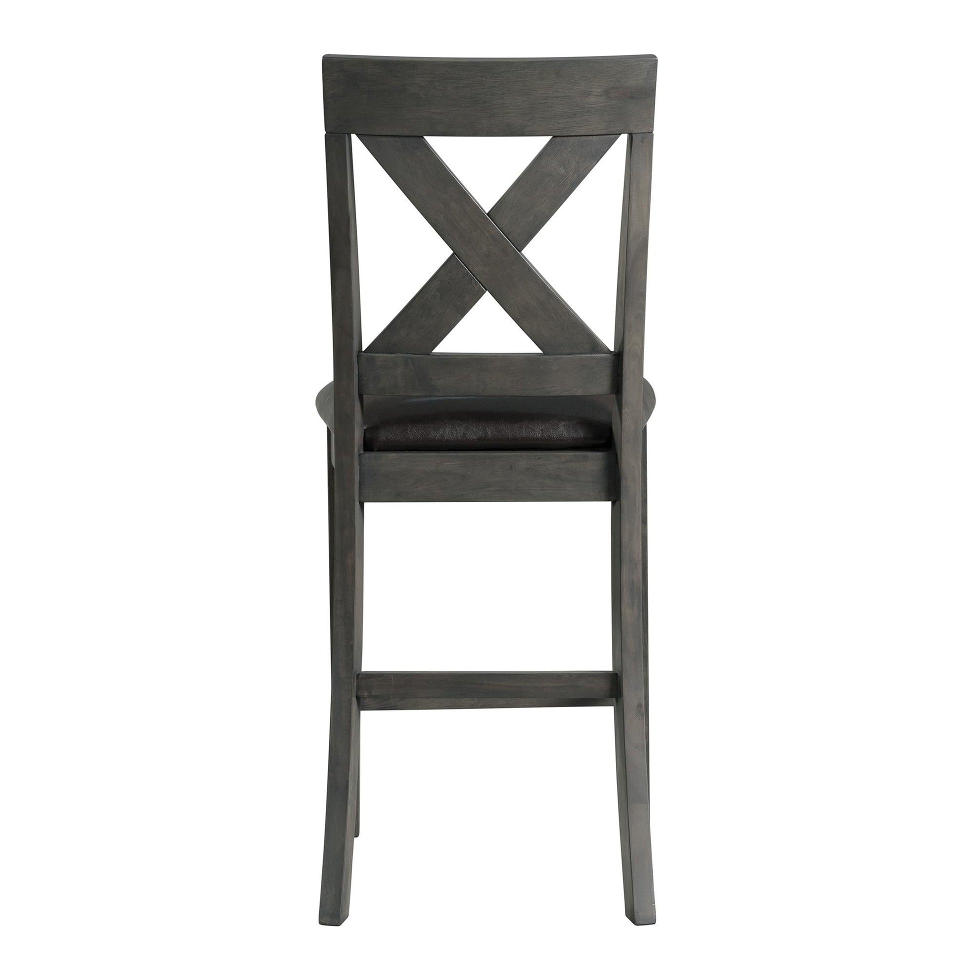 Elements International Alex DAX4007CS 7 pc Counter Height Dining Set - American Furniture of Slidell