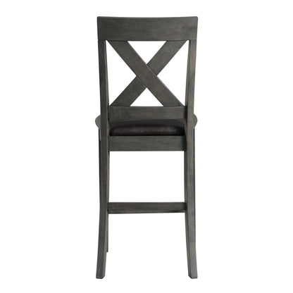 Elements International Alex DAX4007CS 7 pc Counter Height Dining Set - American Furniture of Slidell