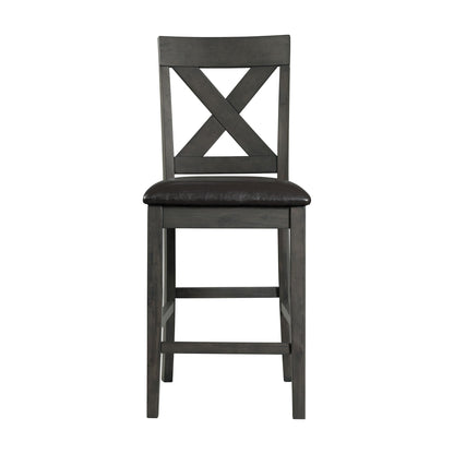 Elements International Alex DAX4007CS 7 pc Counter Height Dining Set - American Furniture of Slidell